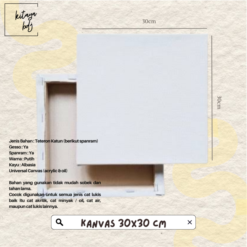 

Kanvas 30x30 cm