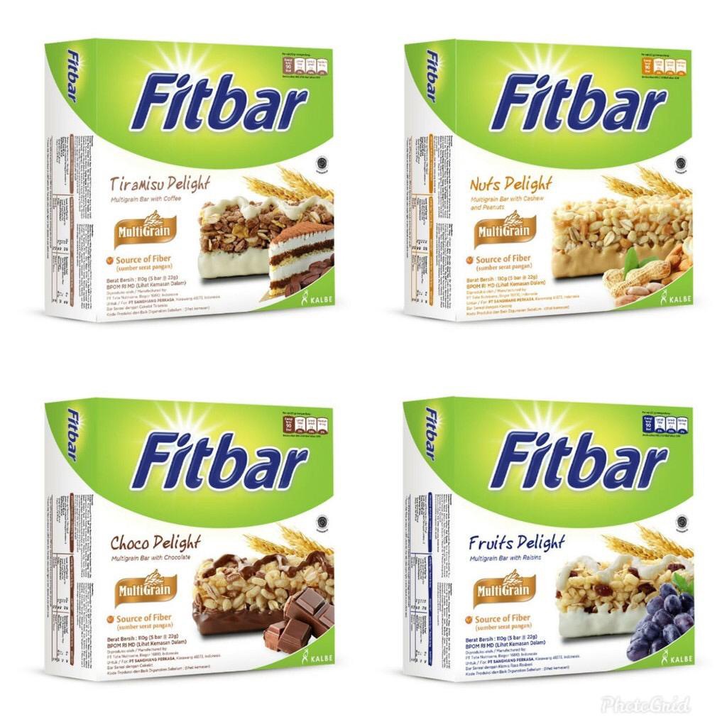 

Termurah FITBAR Healthy Snack Source of Fiber 5 x 22gr FitBar TERMURAH isi 5 pcs