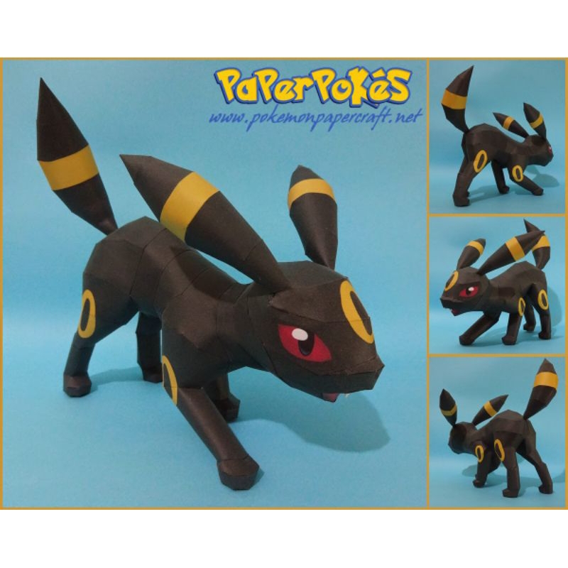 Pokemon Black Umbreon v2 Papercraft