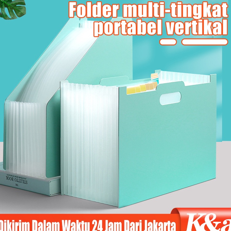 

A4 File Folder Document BagTas Dokumen File 13 Sekat Standing File