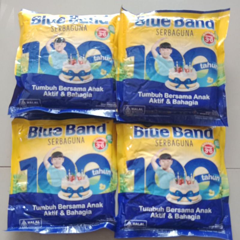 

Blue Band 200 gram, margarine, mentega 200.