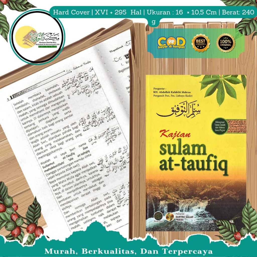 TERJEMAH SULAM TAUFIQ | KAJIAN SULAM AT TAUFIQ LIRBOYO PRESS UKURAN SAKU TERBARU
