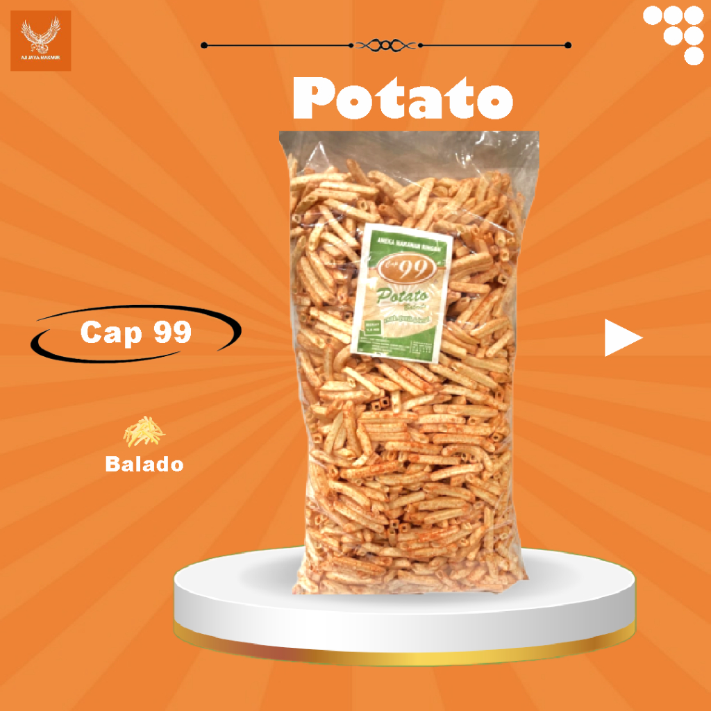 

POTATO CAP 99 | KENTANG GORENG 1.5KG