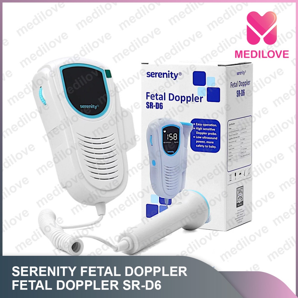 Fetal Doppler / SERENITY FETAL DOPPLER SR- D6 / Fetal Doppler LCD / Doppler LCD
