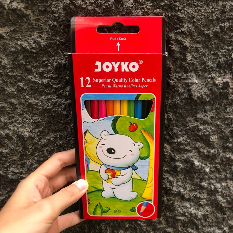 

Pensil 12 warna panjang JOYKO CP12PB