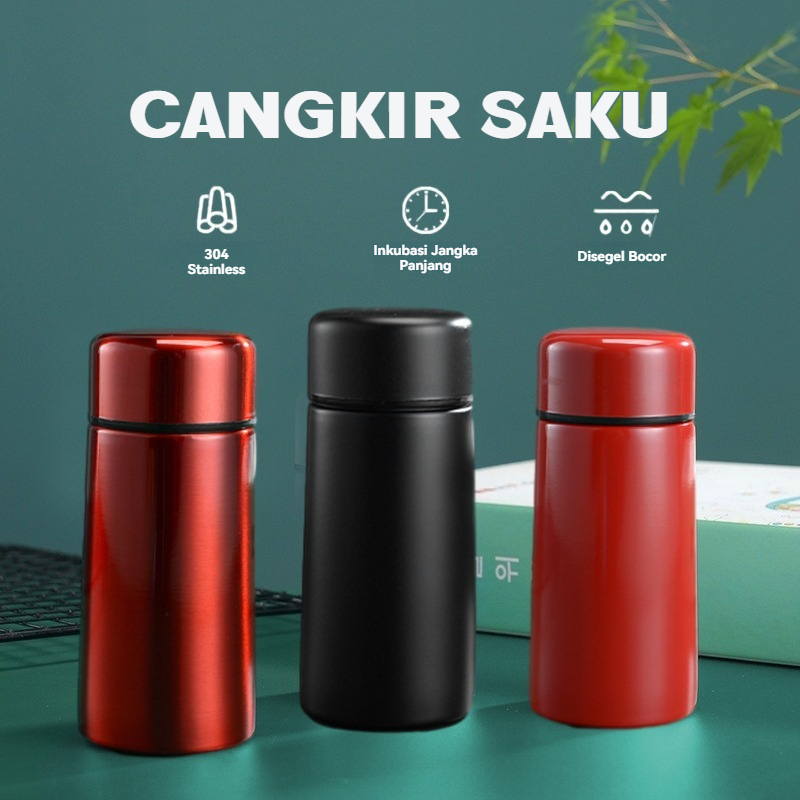 TUMBLER POCKET MINI COFFEE STEEL COOL TERMOS 160 ML 200 ML HOT & & TERMOS