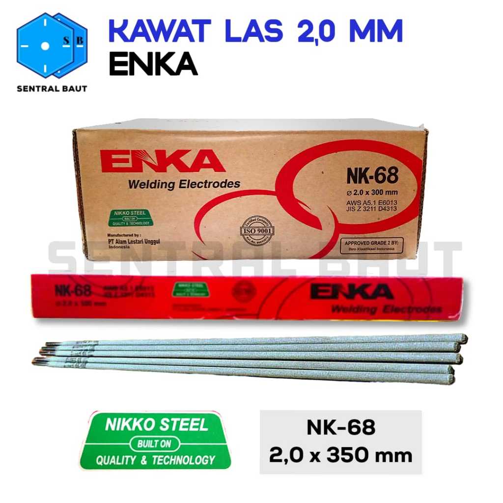 SENTRAL BAUT || Kawat Las 2,0mm ENKA
