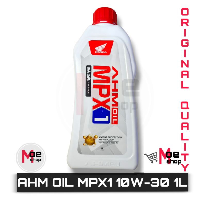 AHM OIL MPX1 10W-30 SL JASO MA 1Liter / AHM OIL MPX1 10W-30 SL JASO MA 800ML