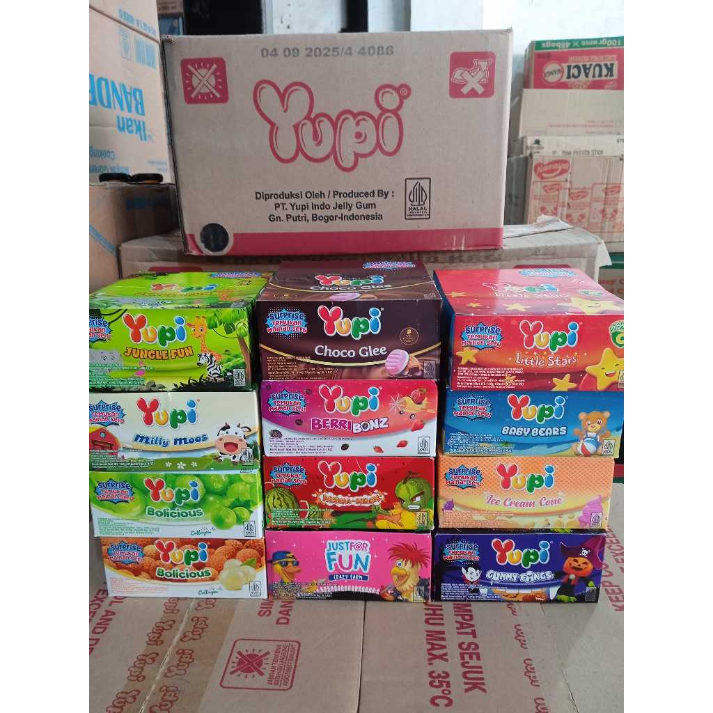 

Yupi Permen Jelly All Varian Rasa / Perbox