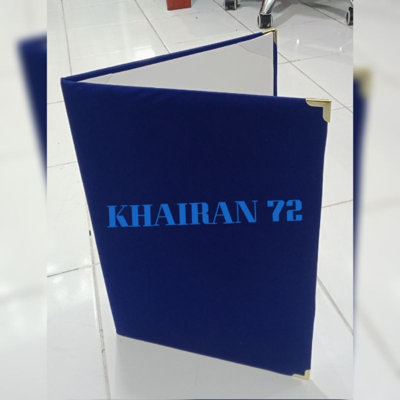 

map beludru biru polos