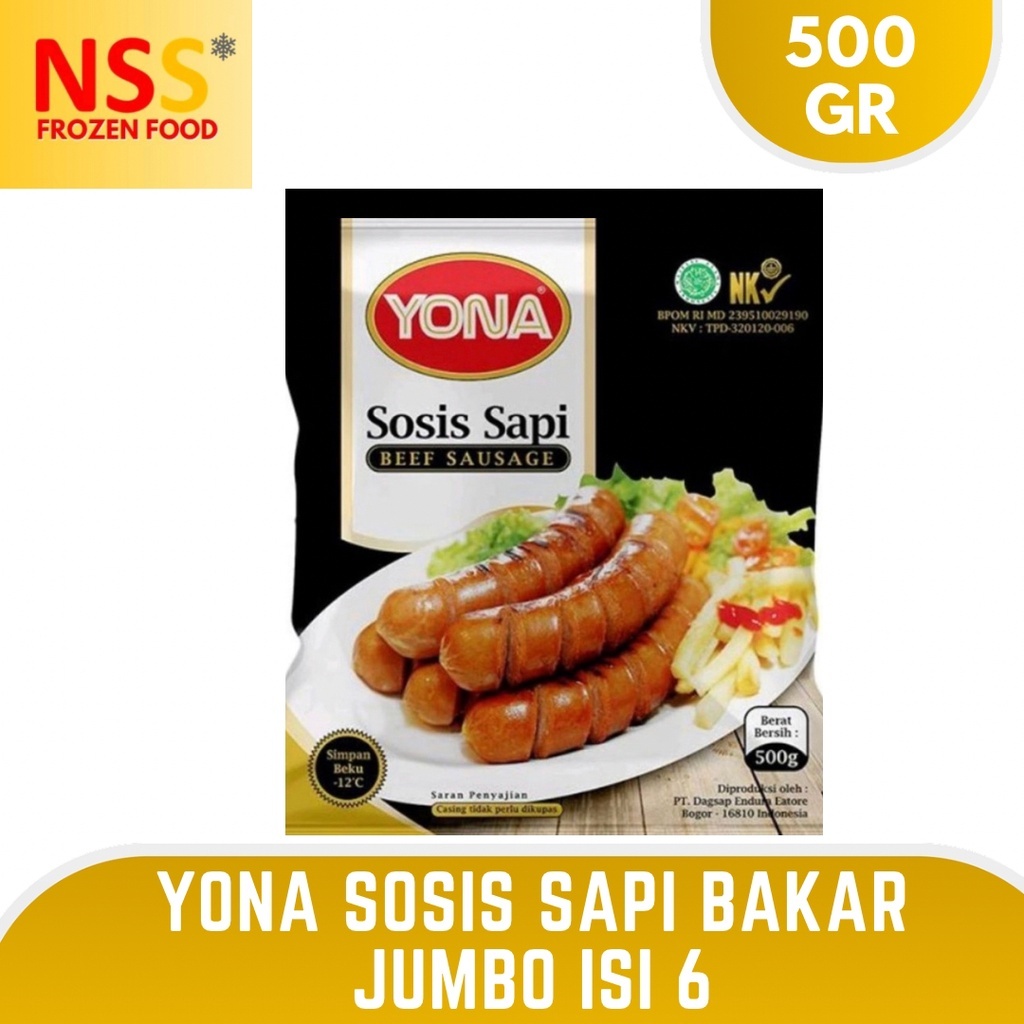 

Yona Sosis Bakar Jumbo 500gr Halal BPOM