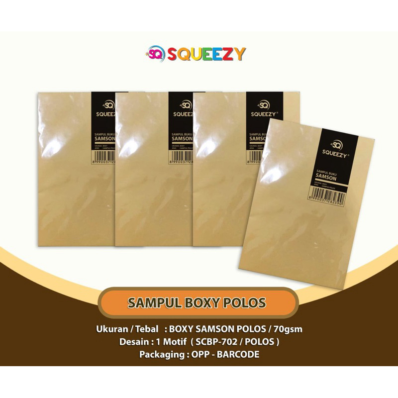 

Sampul Buku Polos Squeezy Boxy