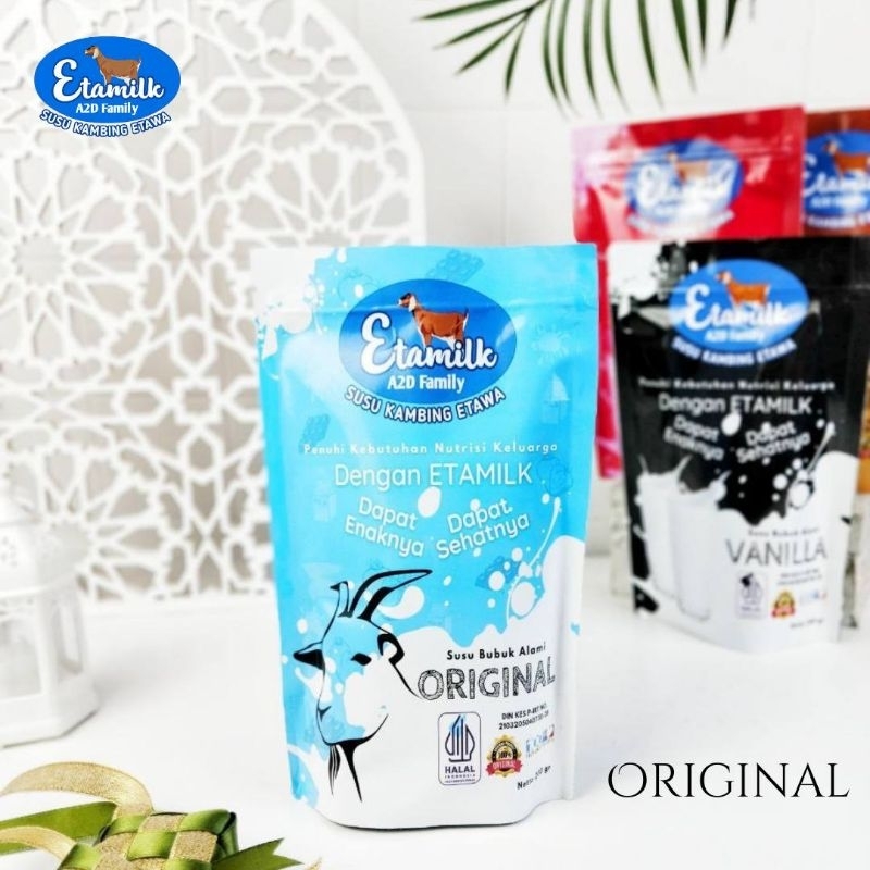 

Etamilk A2D Family Varian Original (Susu Kambing Etawa Bubuk)