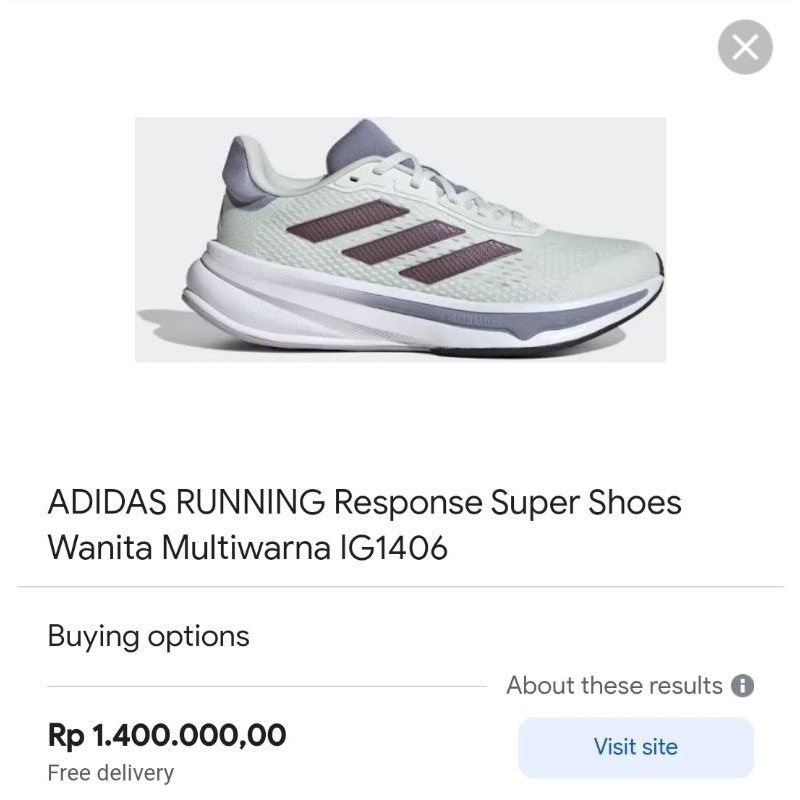 ADIDAS RUNNING SHOES (SEPATU LARI ADIDAS WANITA)