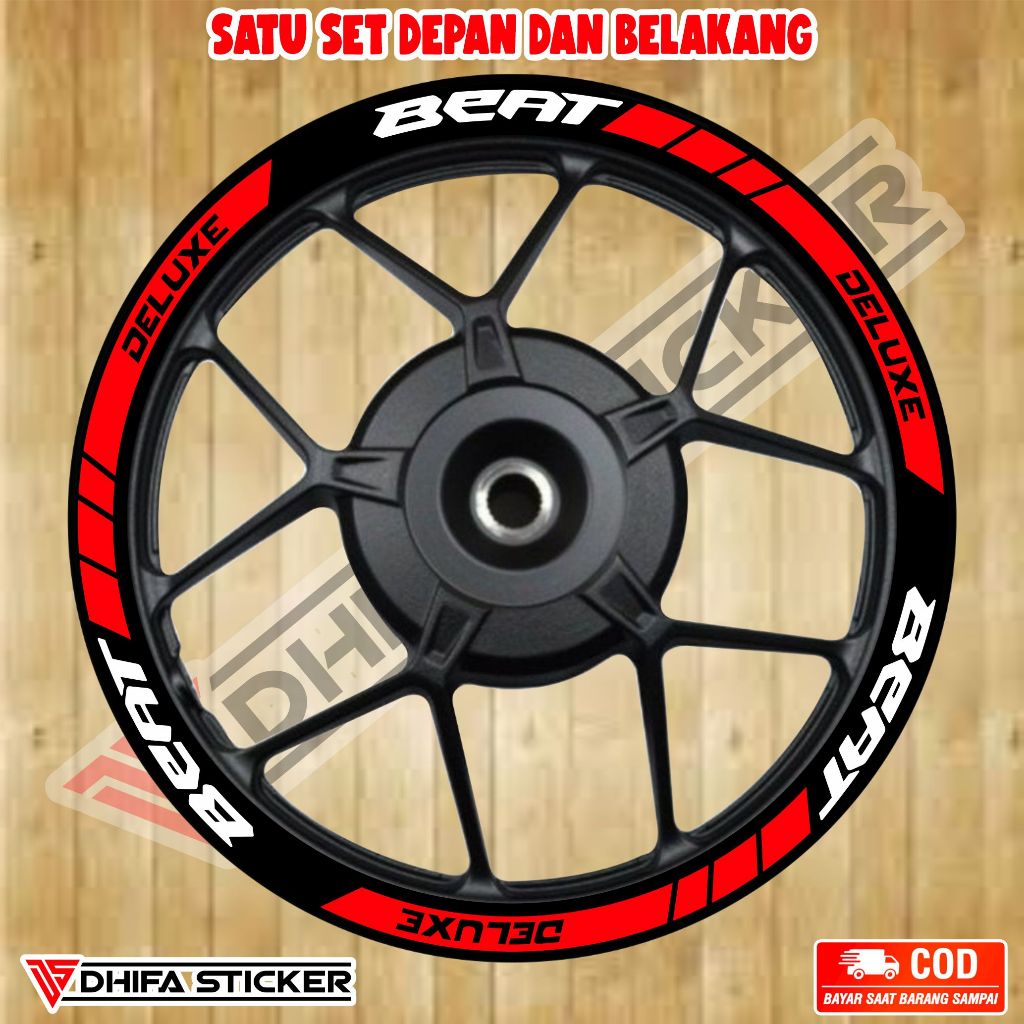 STIKER VELG BEAT DELUXE