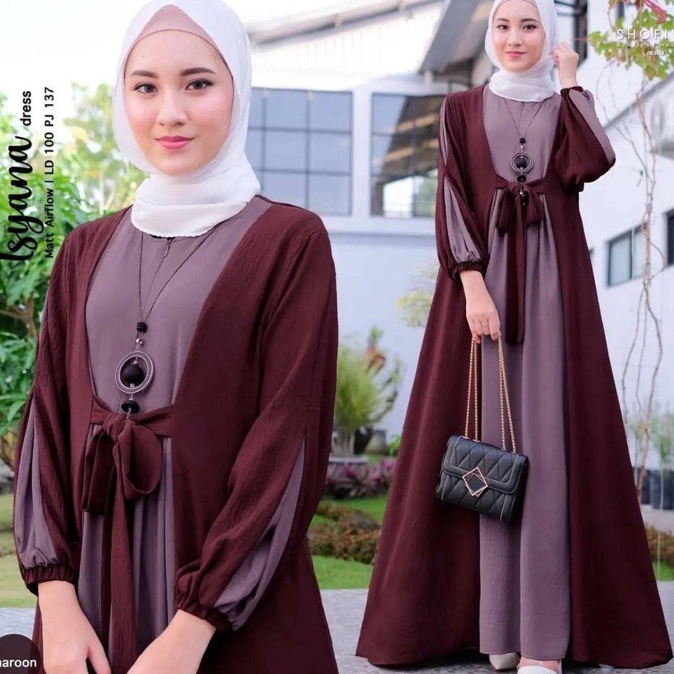 ART F54T ISYANA DRESS CRINCLE SIZE JUMBO M L XL XXL GAMIS ISYANA DRESS PREMIUM CRINCLE BUSUI FRIENDL