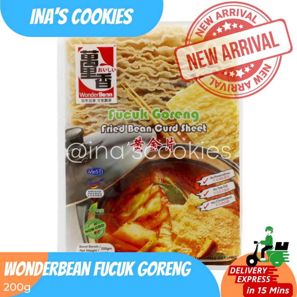 

Fucuk Goreng Vegetarian / Kembang Tahu Tipis / Fried Beancurd Sheet / Doupi Goreng Wonder Bean 200g