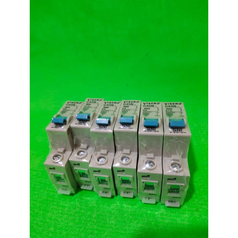 MCB 4,6,10 AMPER VISERO Original / MCB VISERO ORI