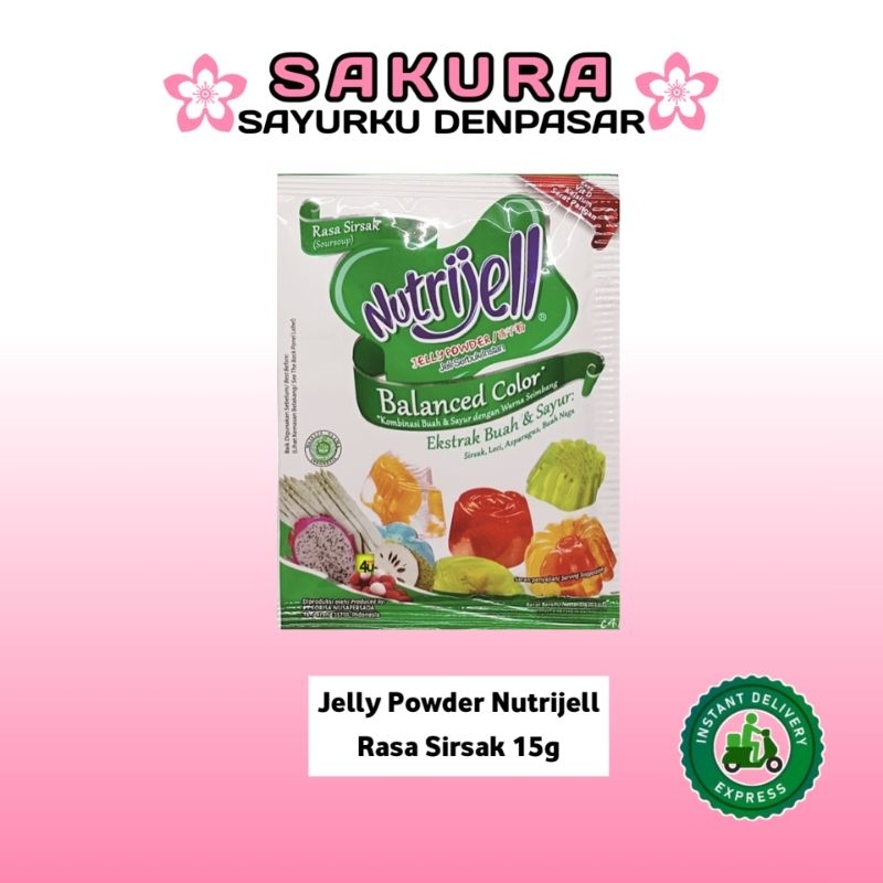 

Jelly Powder Nutrijell Rasa Sirsak 15g - SAKURA