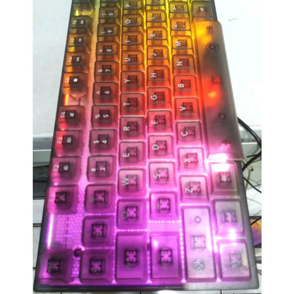 FANTECH SHIKARI K515 KEYCAPS TRANSPARAN  KEYBOARD  GAMING RGB MEMBRANE