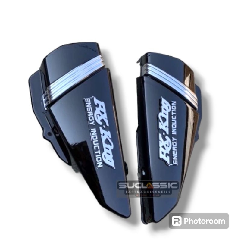 Cover Box Aki Rx King Set List Chrome Hitam Terlaris Rx king cobra