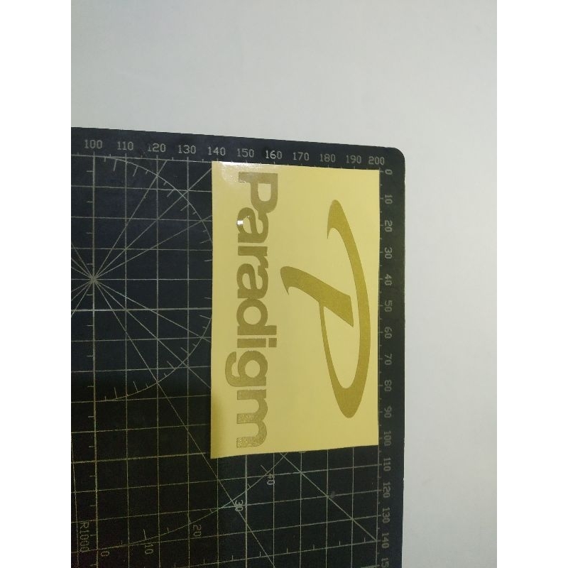 

cutting stiker paradigm