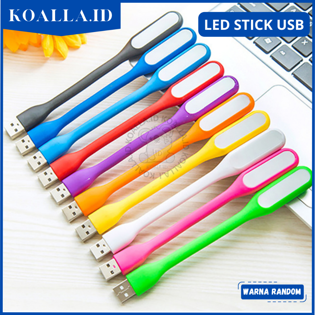 LED USB Stick Lamp Universal/ Lampu LED Stik Mini Laptop Lampu Belajar Mini Model Sikat