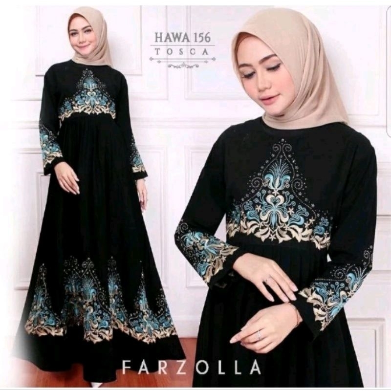 Abaya Hitam Elegan Abaya Gamis Hitam Gamis Abaya modern Abaya bordir mewah Abaya Dress Syari Abaya t