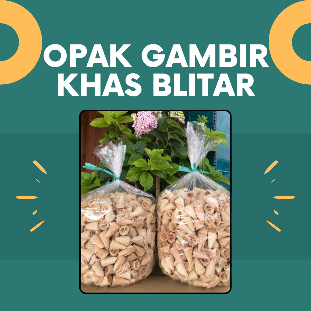 

Opak Gambir Contong Khas Blitar - Original Murah