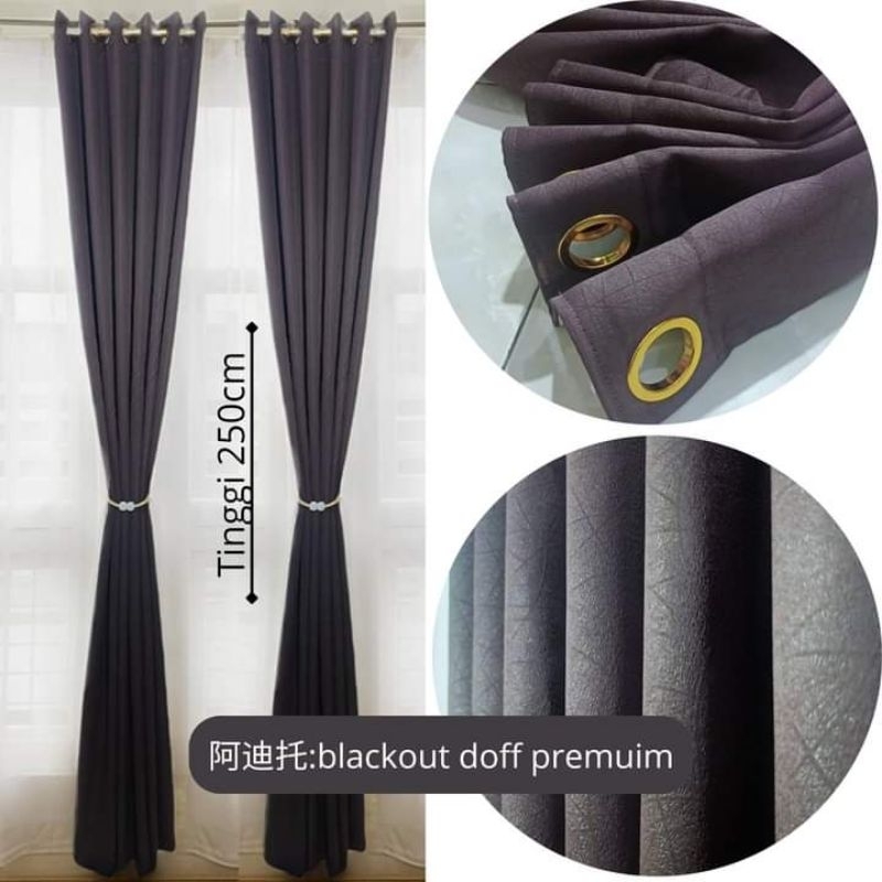 gorden minimalis / gorden jendela /gorden tinggi 250.cm