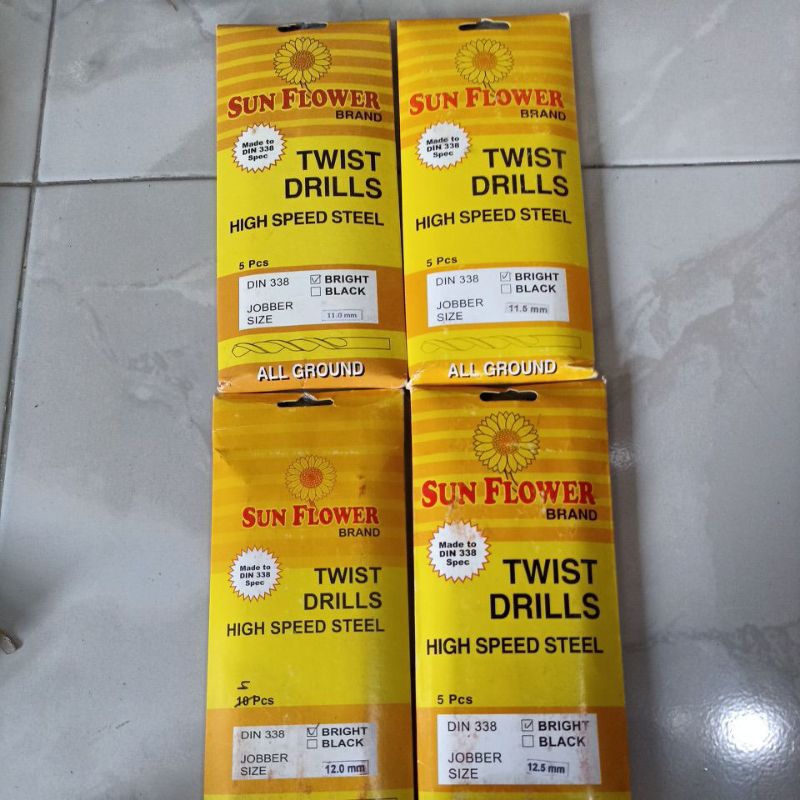 Mata Bor besi HSS sunflower original