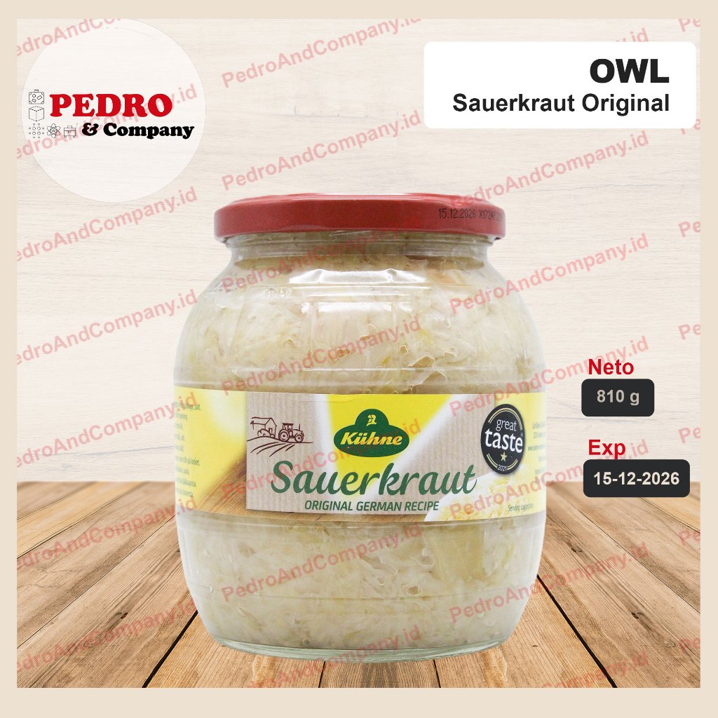 

Kuhne saurkraut original 810 gram acar kol putih german jerman