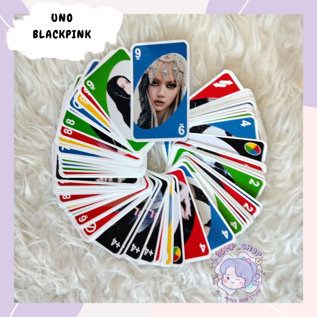 [108pc - Glossy] KARTU UNO CARD BLACKPINK