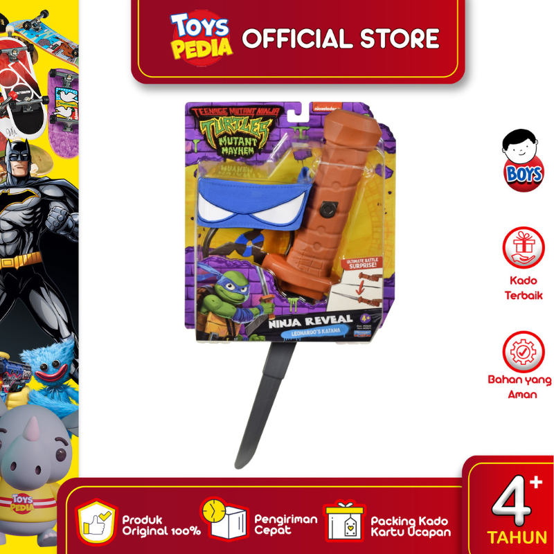 Mainan roleplay TMNT Movie Ninja Reveal