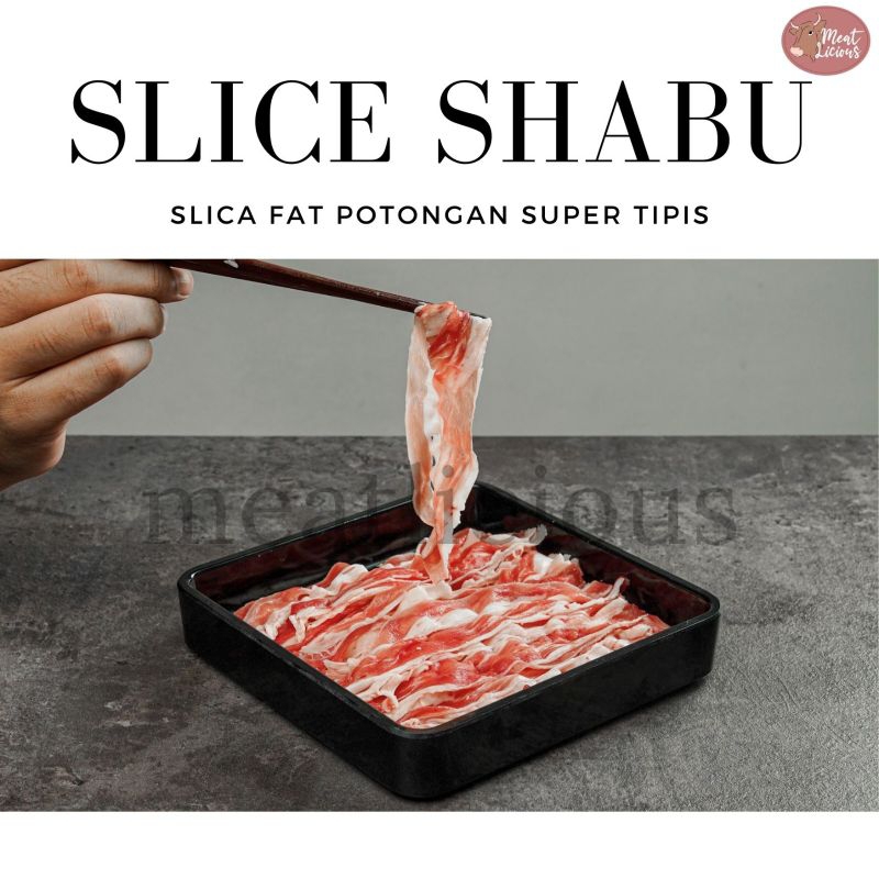 

Slice Shabu Tipis 250gr seperti shortplate tapi lebih tipis (daging sapi slice)