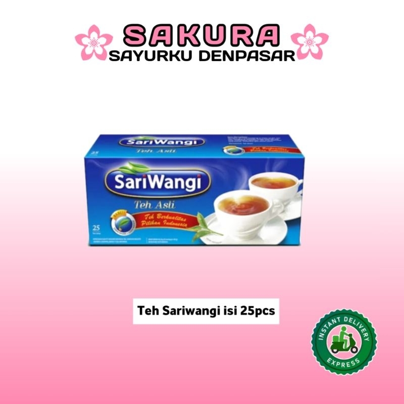 

Teh Celup Sariwangi isi 25 kantong - SAKURA