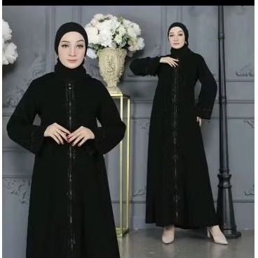 Abaya hitam preloved