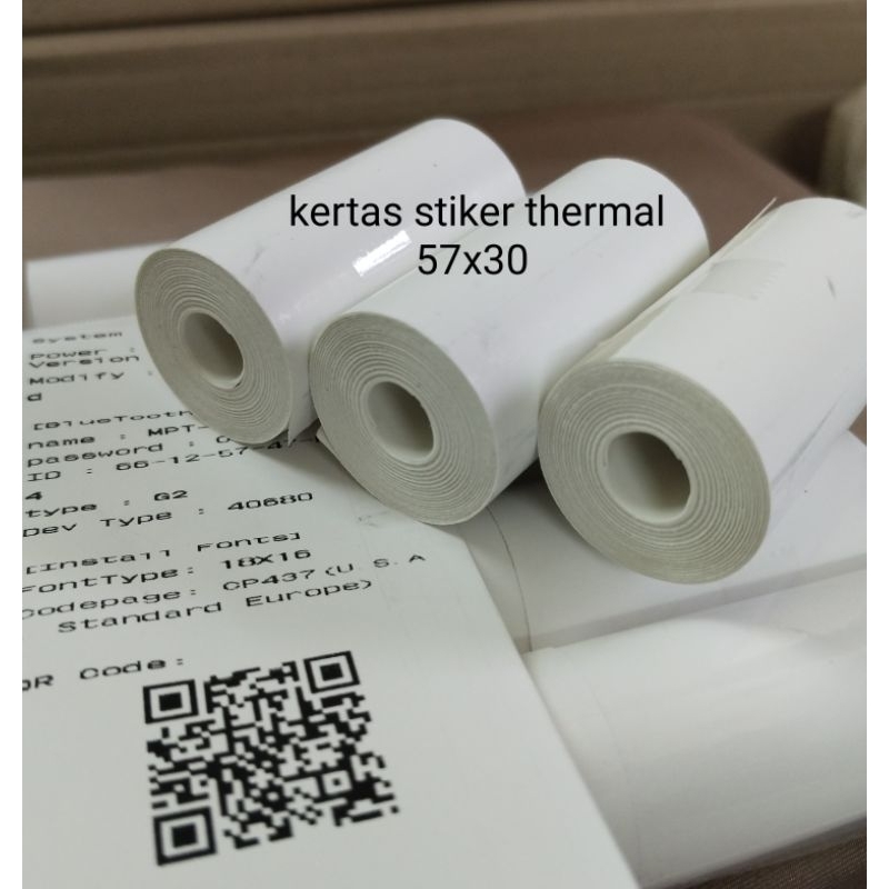 

kertas stiker thermal 57x30 kk