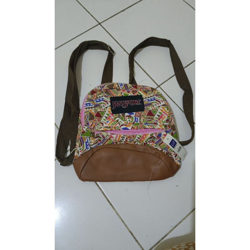 tas ransel mini jansport not ori