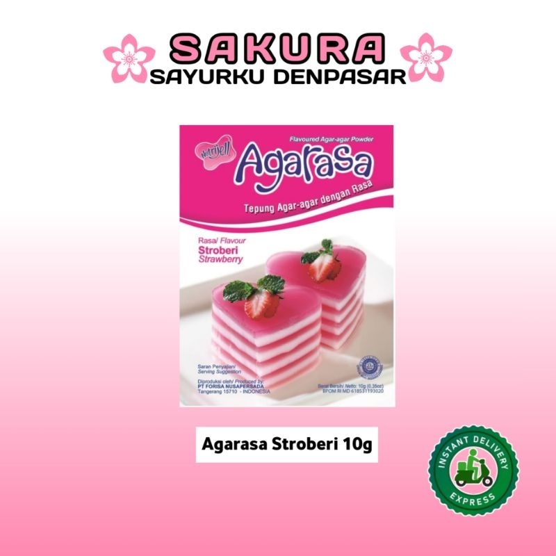 

Nutrijell Agarasa Rasa Stroberi 10g - SAKURA