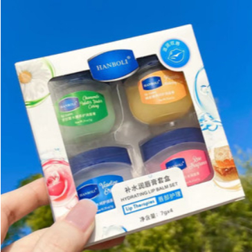 <DAPAT 4PCS> Hanboli Lip Balm Natural Lip Care Nivea Lipbalm Tinted Lipbalm SPF Lipbalm Travelling