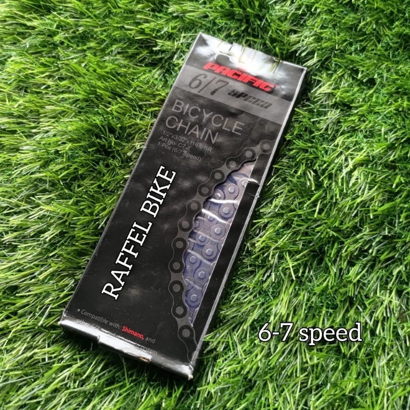 Termurah. Rantai Pacific 6 speed. Rantai Pacific 7 speed. Rantai sepeda. Rantai 6 speed. Rantai Paci
