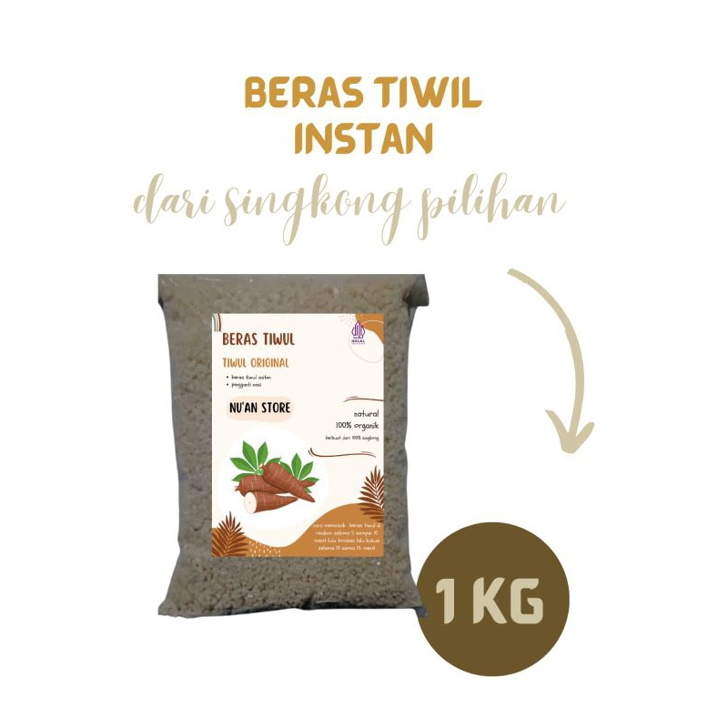 

BERAS TIWUL/OYEK Beras singkong instan kemasan 1 kg