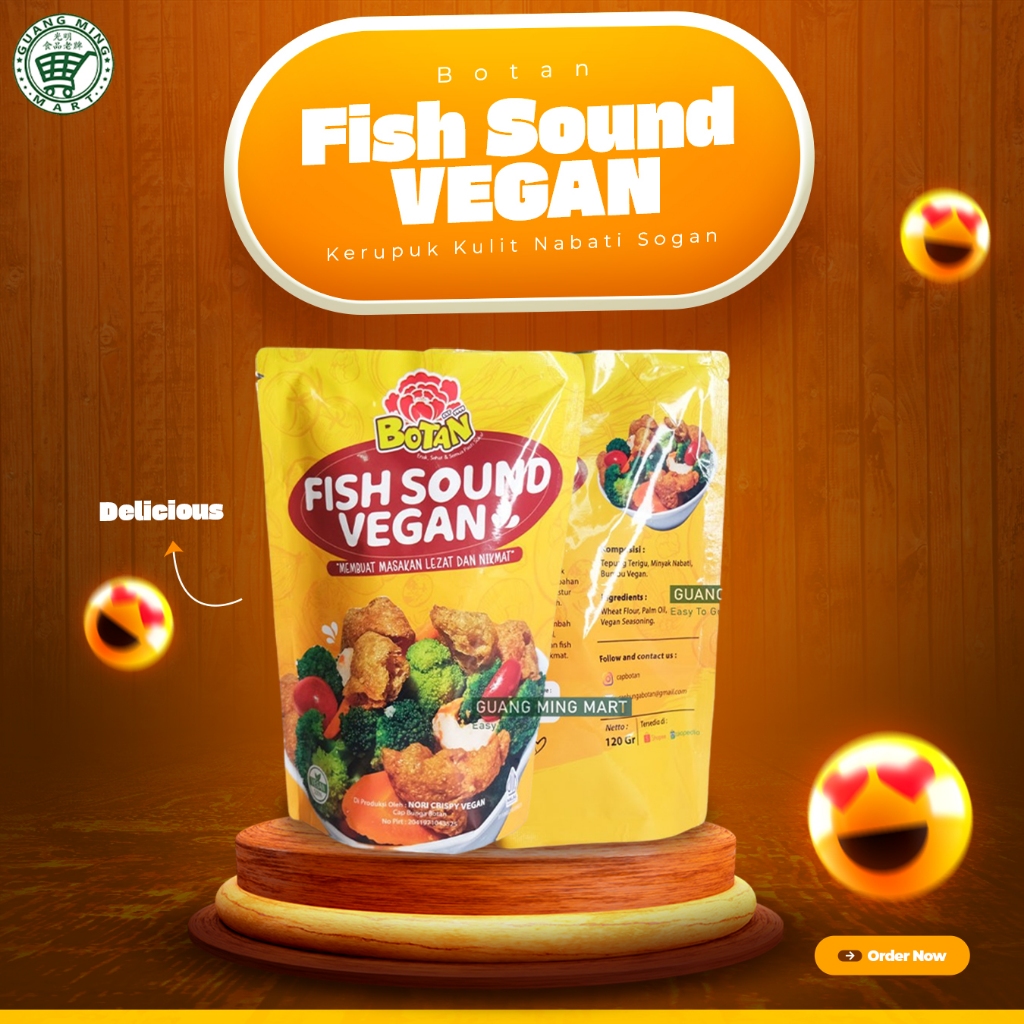 

BOTAN FISH SOUND VEGAN / KERUPUK KULIT NABATI