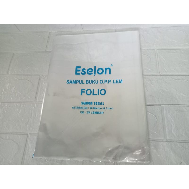 

Sampul plastik untuk FOLIO tebal