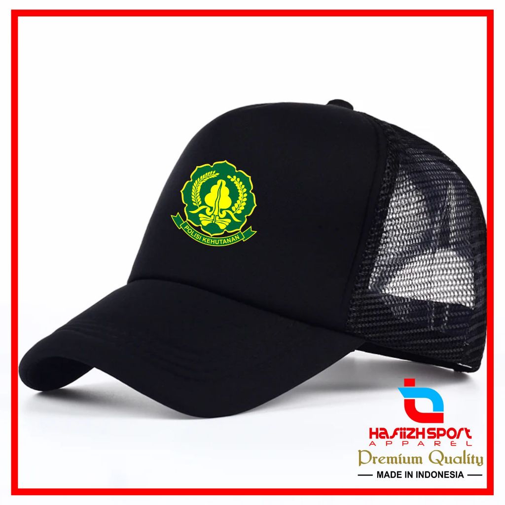 TOPI POLHUT LOGO / TOPI JARING POLHUT / TOPI TRUCKER POLHUT PREMIUM
