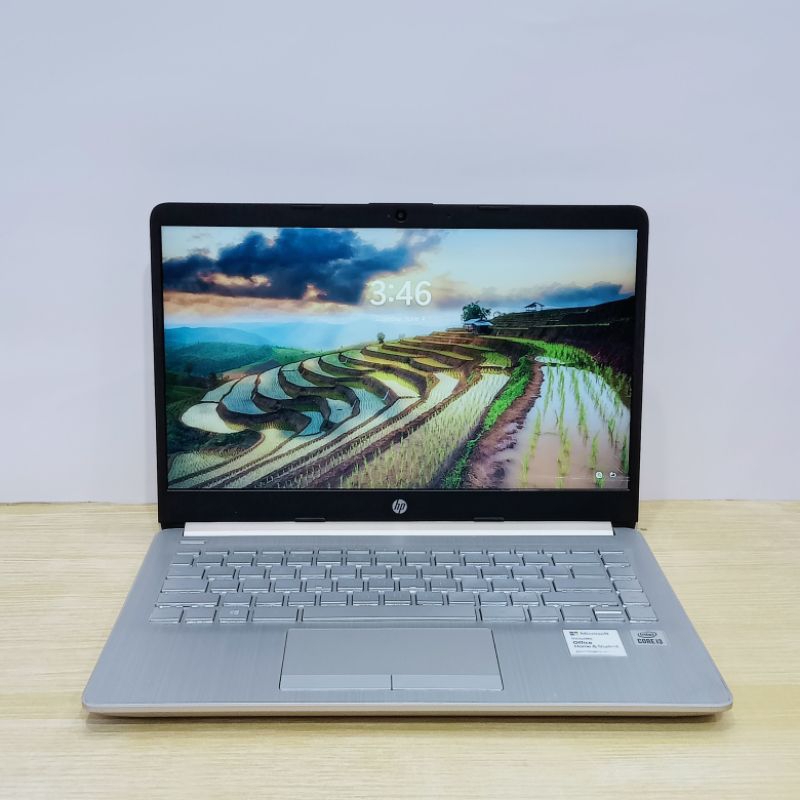 Laptop HP 14s Cf2518TU Intel Core i3Gen10 Ram 8GB SSD NVME 256GB Second Bergaransi Siap pakai