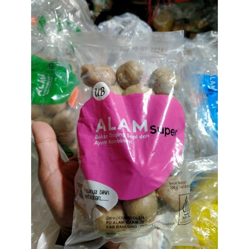 

Baso Bakso Alam Super UB isi 20 Butir VANYA19