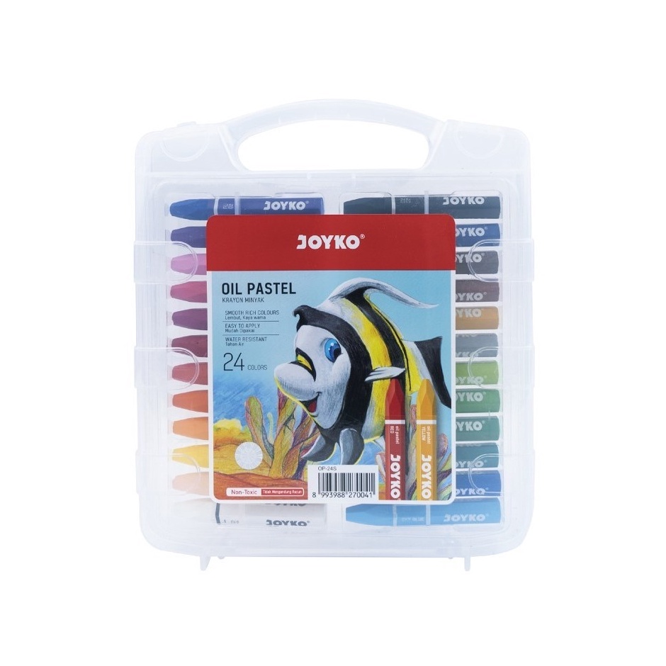 

Crayon Krayon Oil Pastel Joyko 24 Warna MURAH