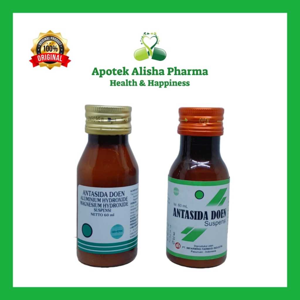 Antasida Doen Sirup 60ml Lusin ( 12 Botol ) Obat Maag